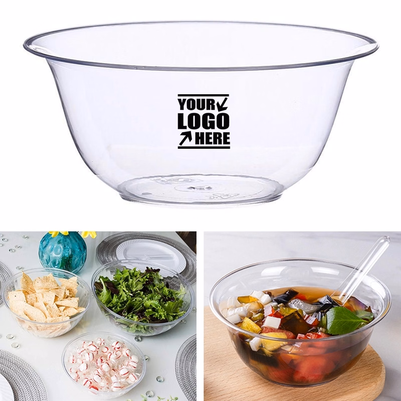 12Oz Disposable Round Crystal Clear Plastic Serving Bowls