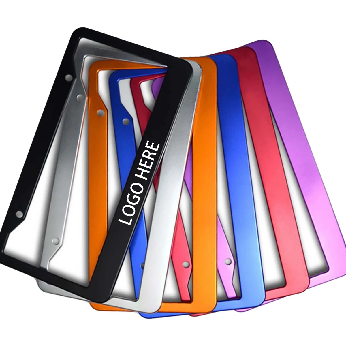 Aluminum Alloy Car License Plate Frame 1