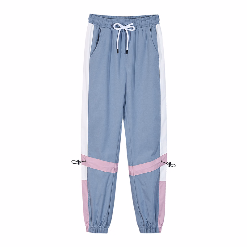 Women Middle Rise Loose Sports Pants