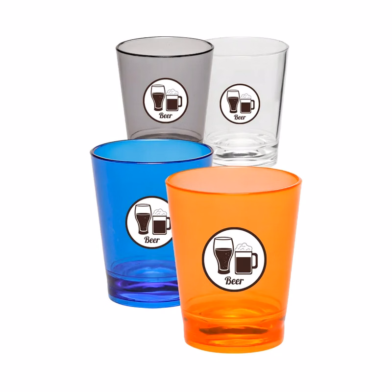 Toast Masters Plastic Shot Glasses