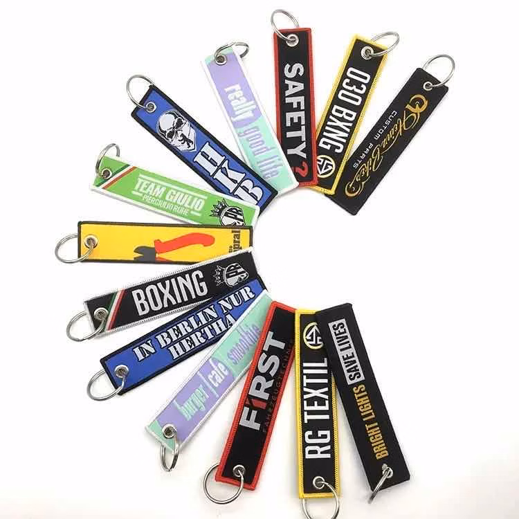 Polyester Key Chain/ Embroidery Keychain