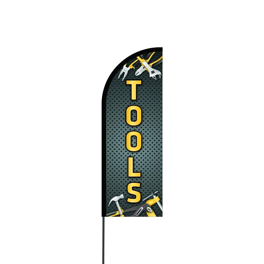 Tools Flag Kit 17' Feet Feather Flag Sign Outdoor Banner 1