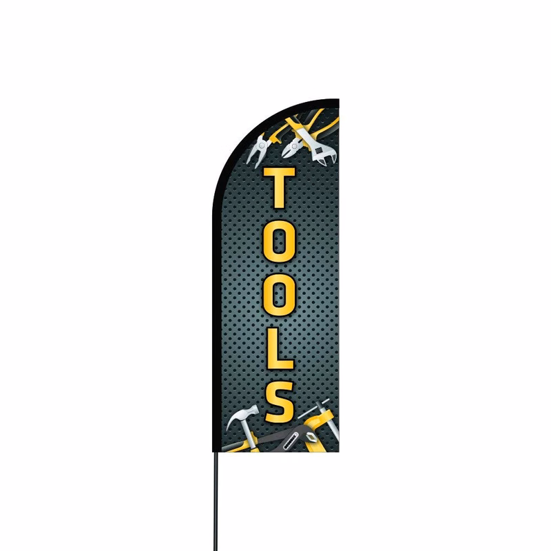 Tools Flag Kit 17' Feet Feather Flag Sign Outdoor Banner