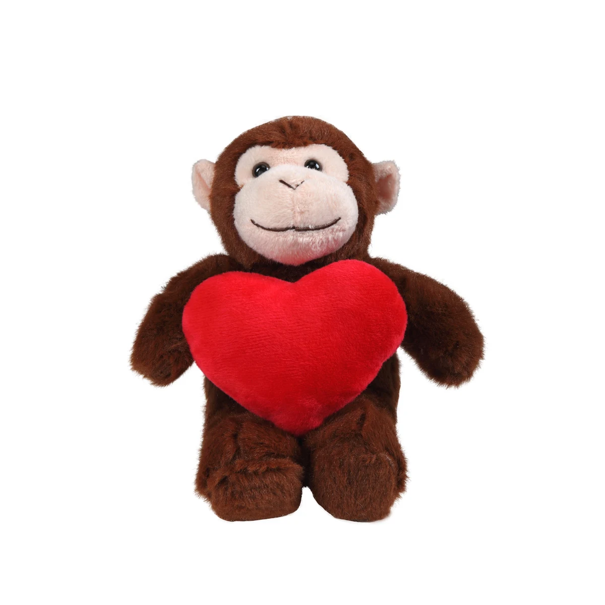 soft plush Monkey with heart 1