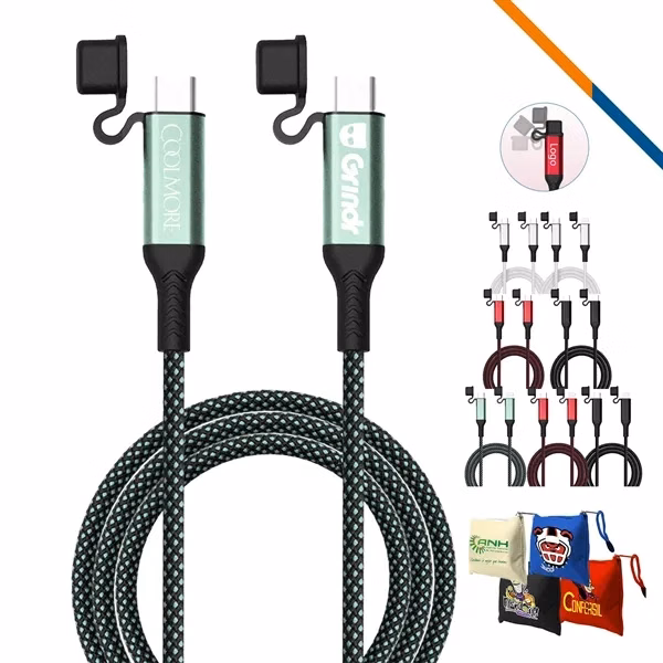 Custom Aluminum 60W USB C to C Fast Charging Cable — Professional Grade Tech Charger