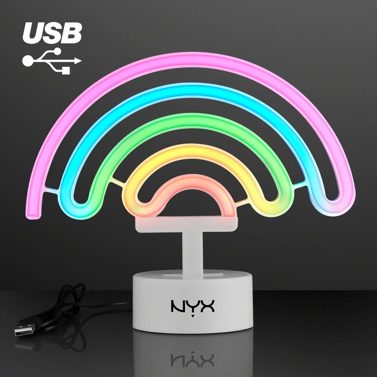 Neon LED Rainbow USB Tabletop Light 1