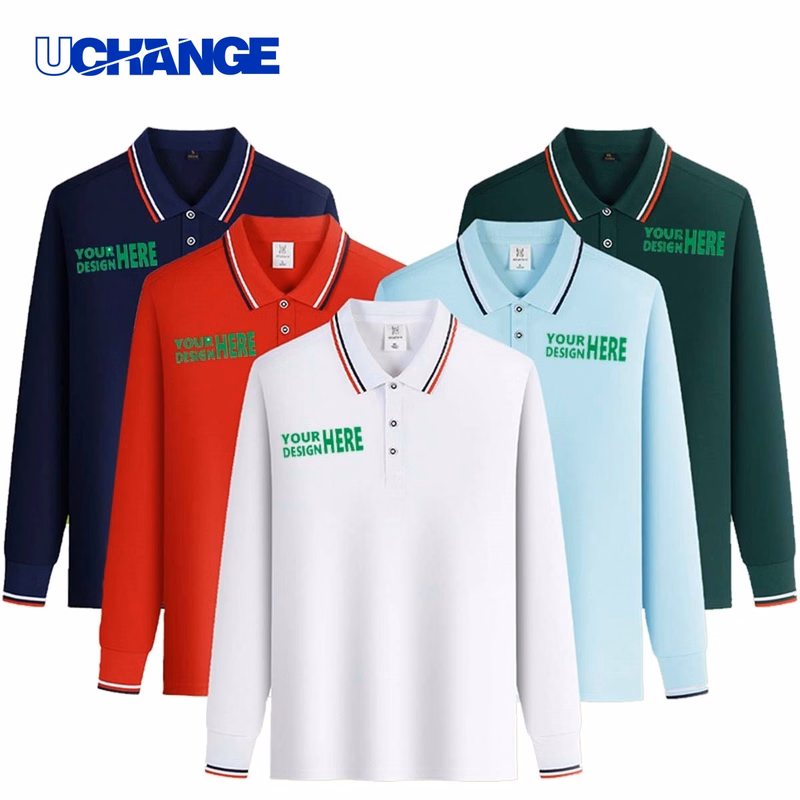 Long Sleeve Advertising Polo Shirt Apparel