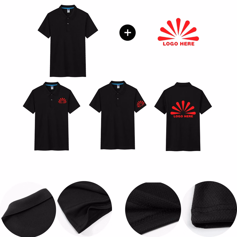 Customized Quick-Dry Ice Silk Polo Workwear