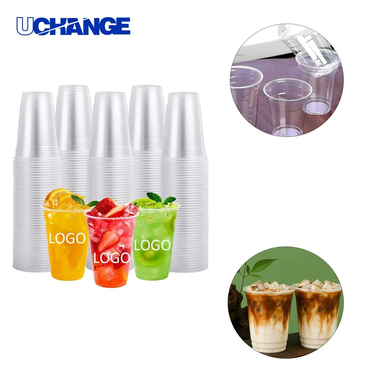 Disposable Plastic Beverage Cup Container 1