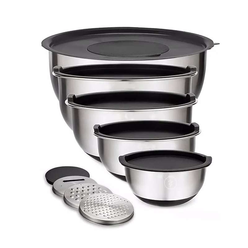 Mixing Bowls with Lids 5 Pieces Set
