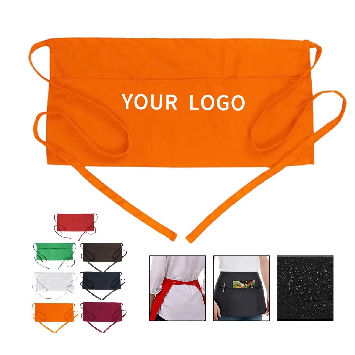 Server Apron Polyester 3Pocket 1
