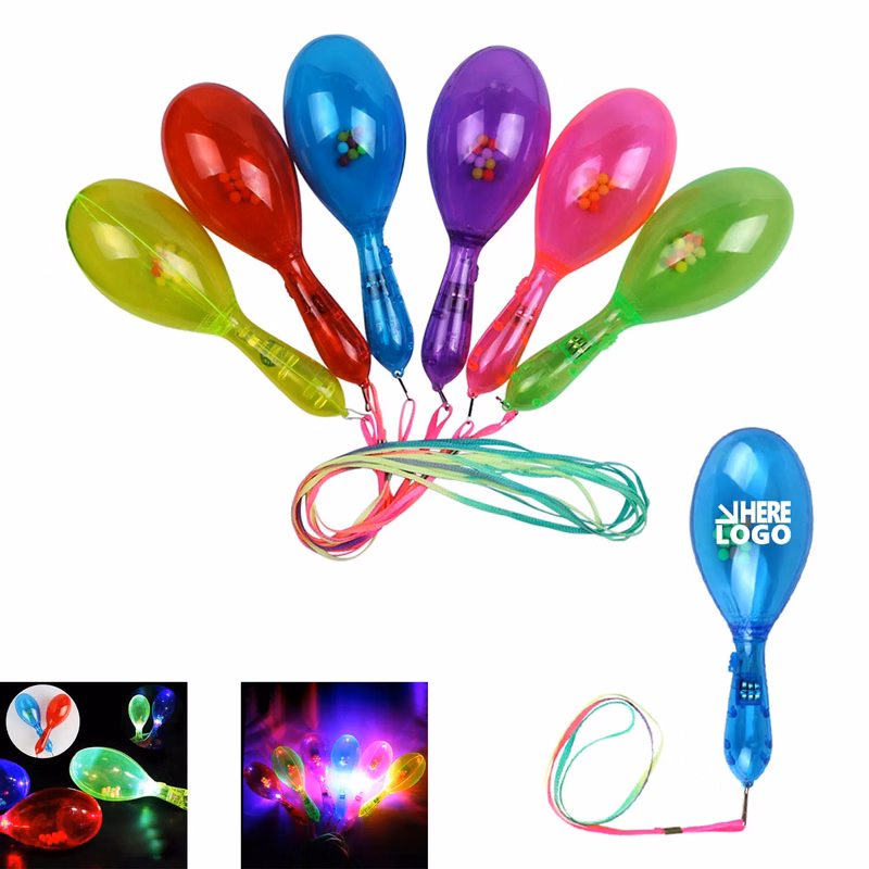 LED Flashing Shaker Neon Noisemaker