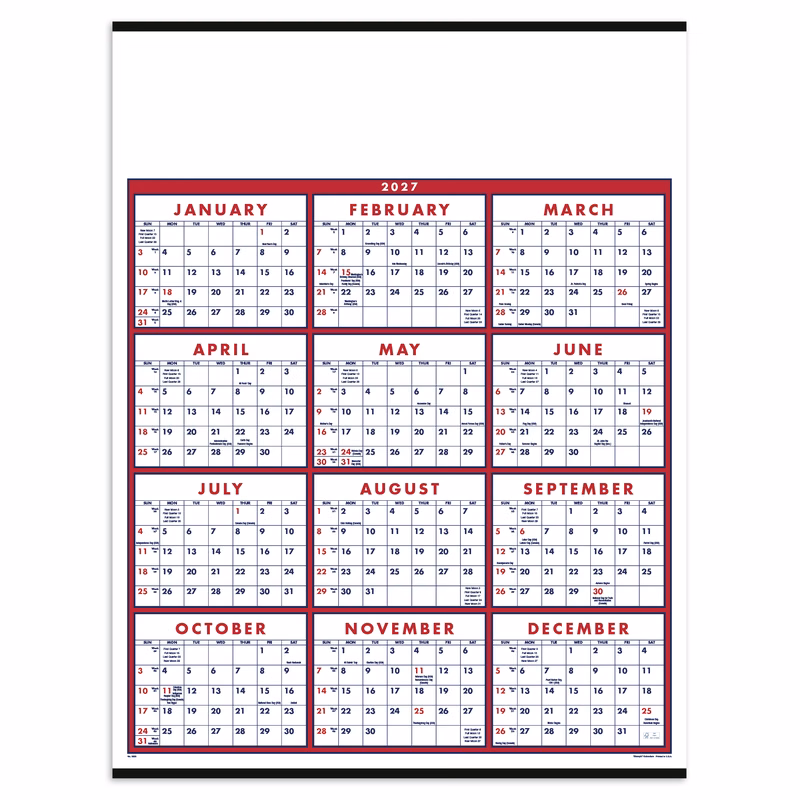 Triumph® Calendars Span-A-Year Calendar