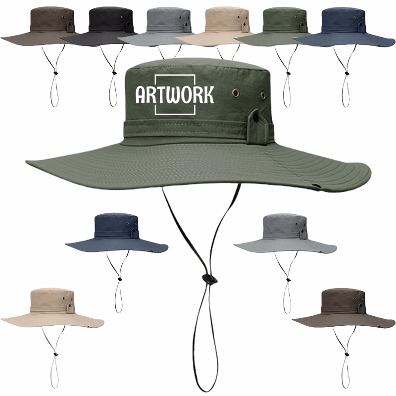 Wide Brim Bucket Shade Hat