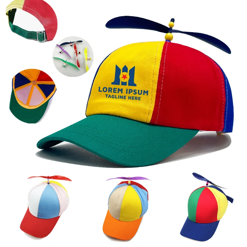 Multi Colored Propeller Hat 1