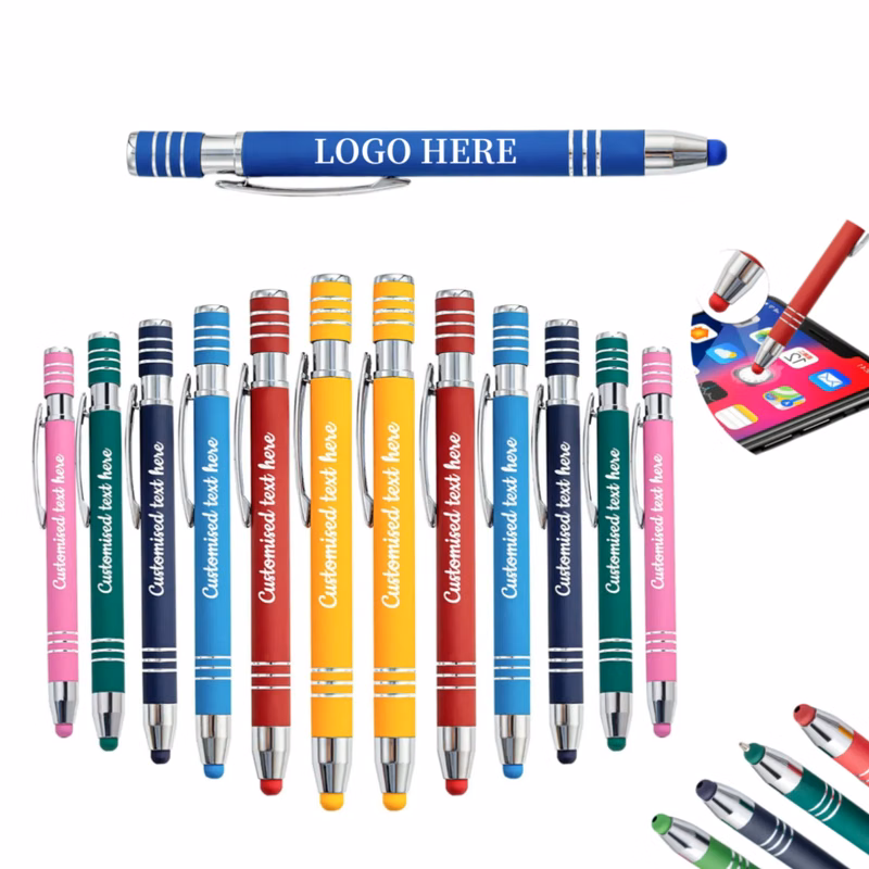 Metal ballpoint Pens with Stylus