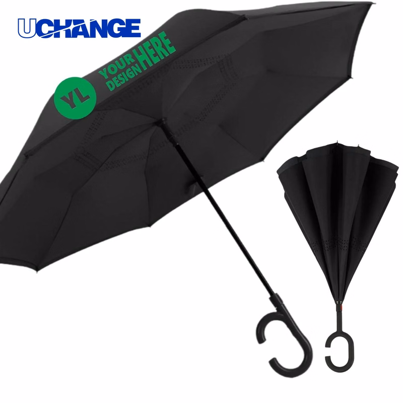 Reverse Folding Umbrella Tool for Rain Protection