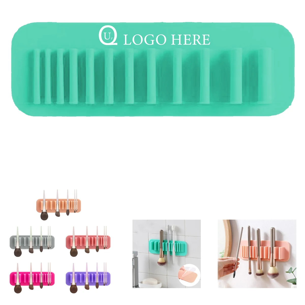 Wall Mounted Makeup Brush Drying Rack 1