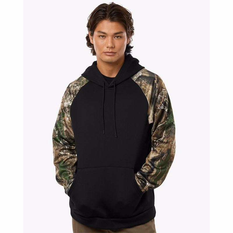 Unisex Realtree® Performance Colorblocked Hooded Sweatshirt - RT5305