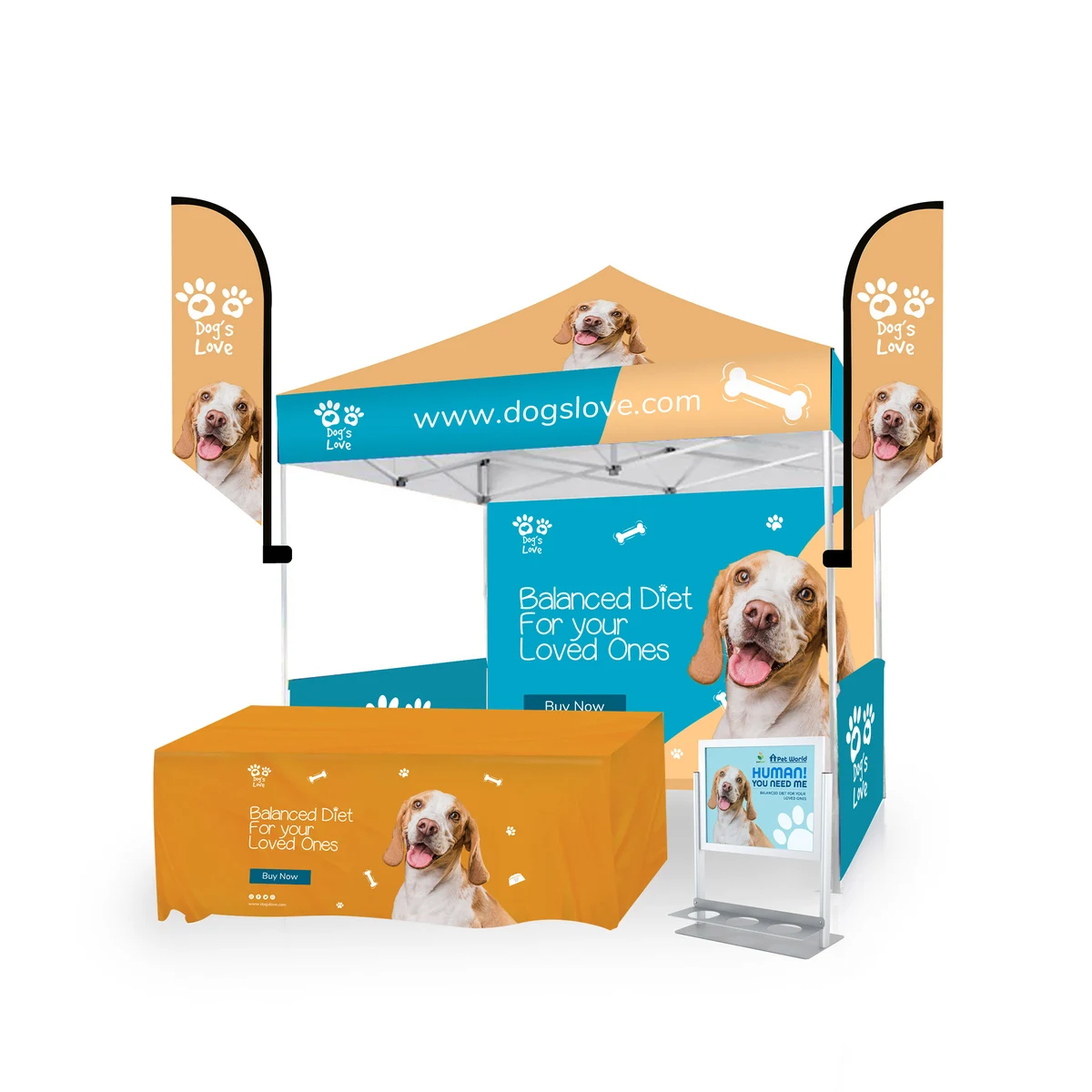 All Out Pet Friendly Tent Kit 1