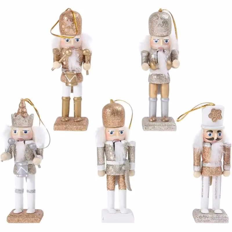 4.72" Nutcracker Christmas Wooden Ornaments