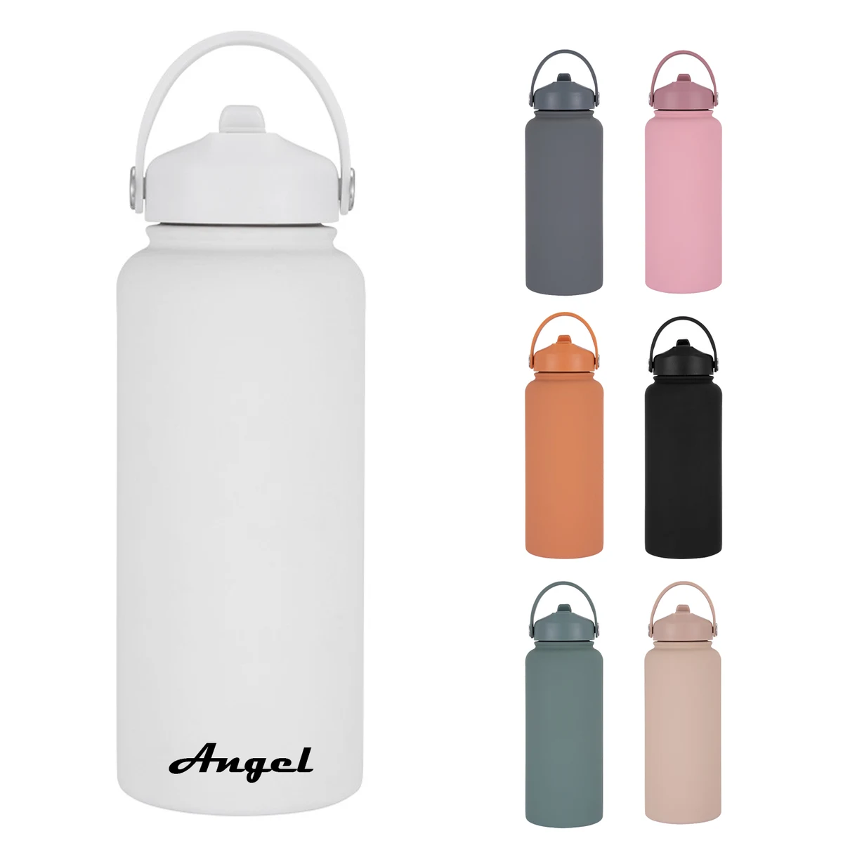 32oz Stainless Steel Reusable Bottle, custom water bottle with logo imprint 1