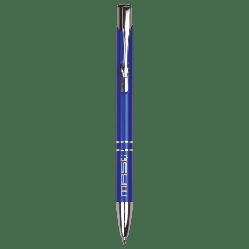 Blue with Silver Trim Pen