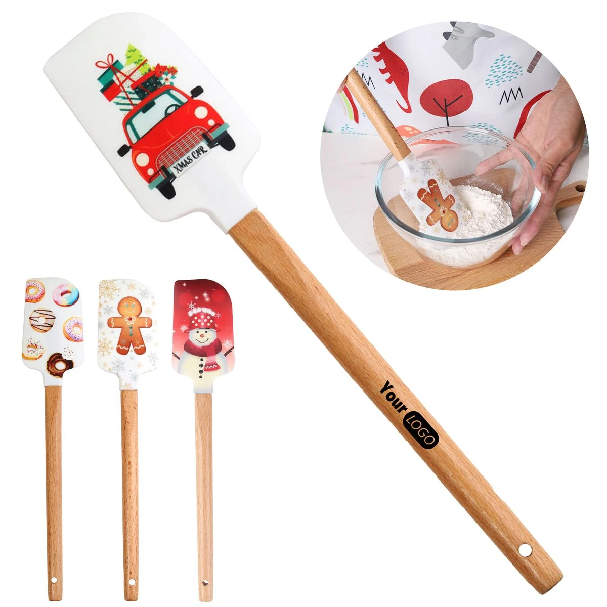 Christmas Silicone Scraper 1