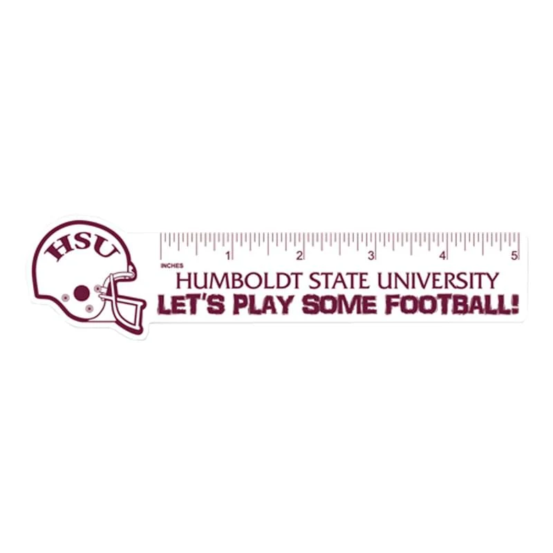 Football Helmet Polystyrene Ruler (1 3/4"x7") 1