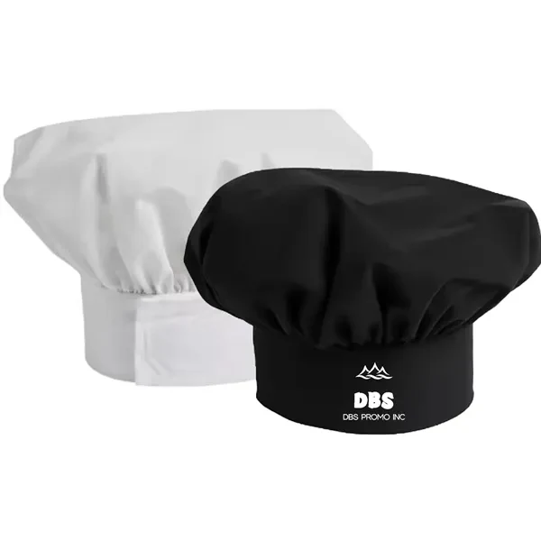 Stylish Poplin Chef Hat - Elevate Your Culinary Style 1