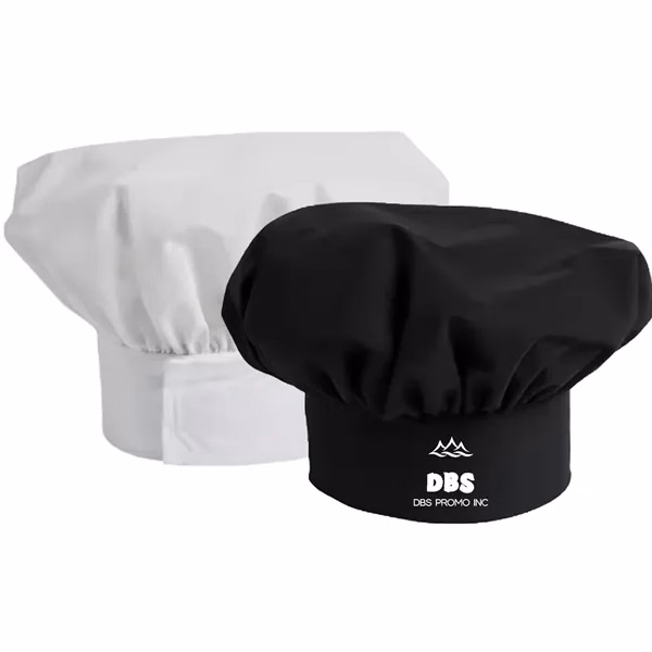 Stylish Poplin Chef Hat - Elevate Your Culinary Style