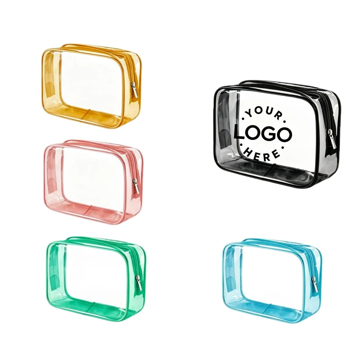Clear PVC Waterproof Travel Cosmetic Bag 1
