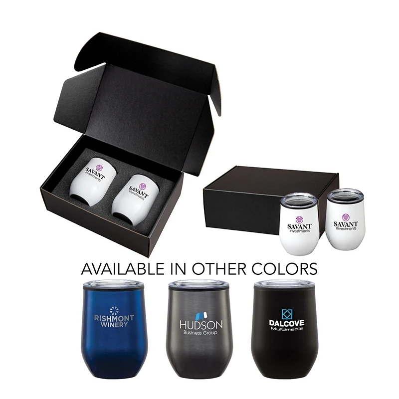 Toscana II Two-Piece Wine/Whiskey Tumbler Gift Set 1
