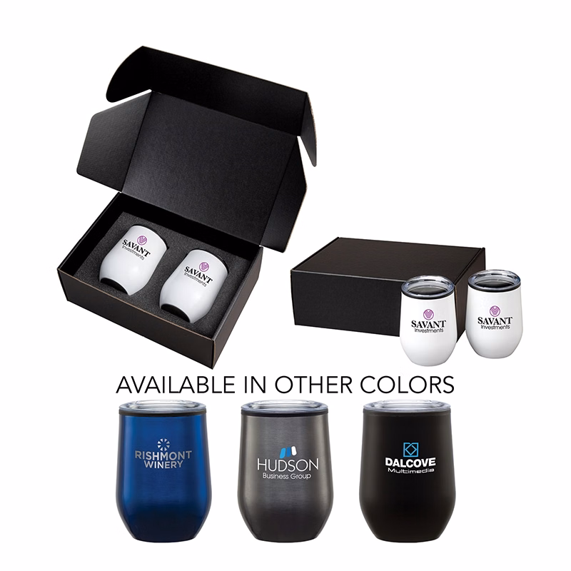 Toscana II Two-Piece Wine/Whiskey Tumbler Gift Set