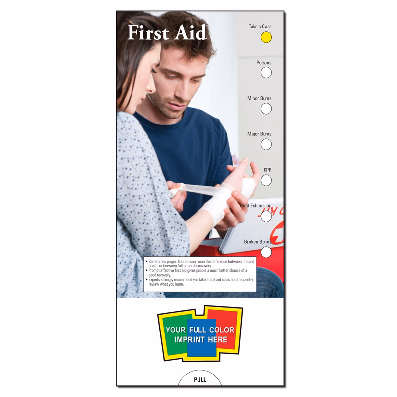 SLIDE CHART - First Aid Slide Chart