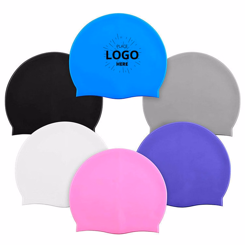 Blank Waterproof Silicone Swimming Hat
