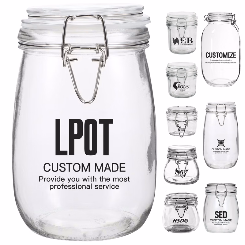 33.8oz Glass Airtight Jar