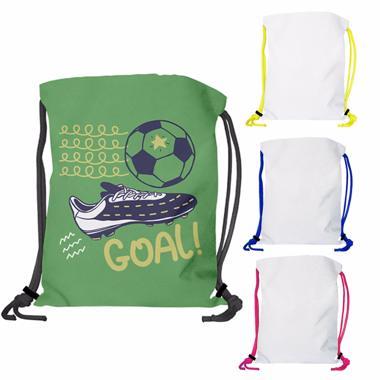 Super Drawstring Pack (One side Imprint) Colored Heavy Rope