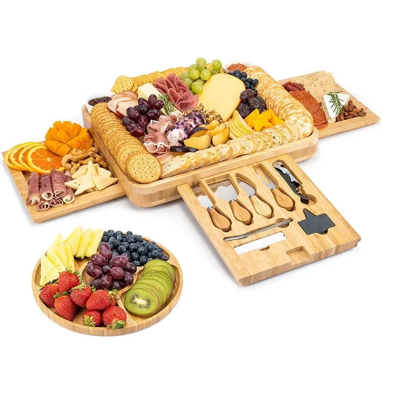 Bamboo Large Charcuterie Board Set 1