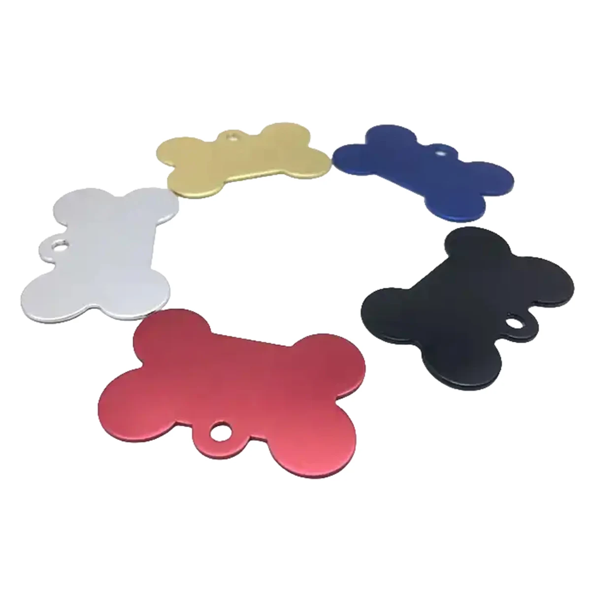 Bone Shape Aluminum Pet Tag 1