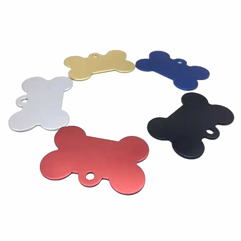 Bone Shape Aluminum Pet Tag