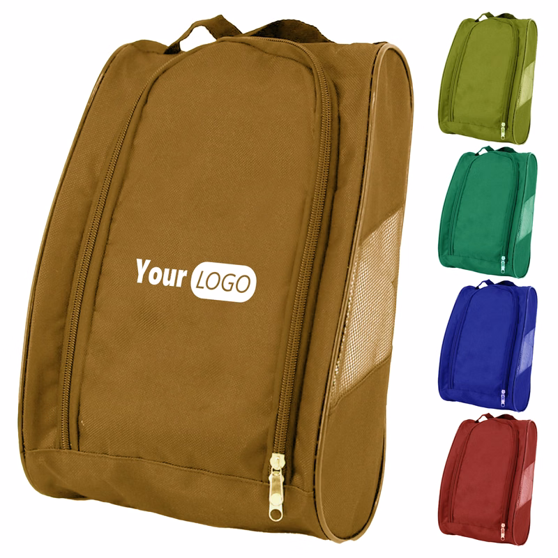 Oxford Durable Waterproof Shoe Bag ?C Ventilated Design With Zipper