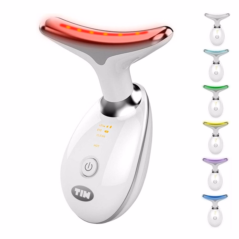 7 Color Led Face And Neck Massager