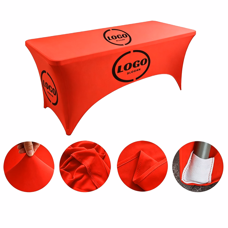 Digitally Printed Stretch Table Covers