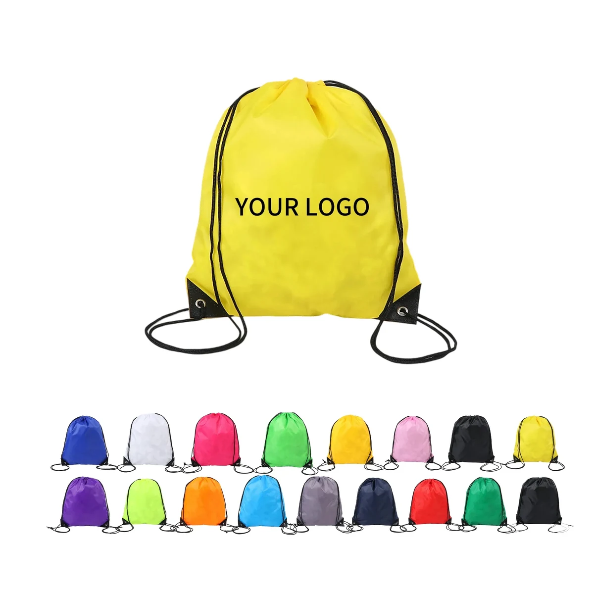 Drawstring Backpack Polyester 1