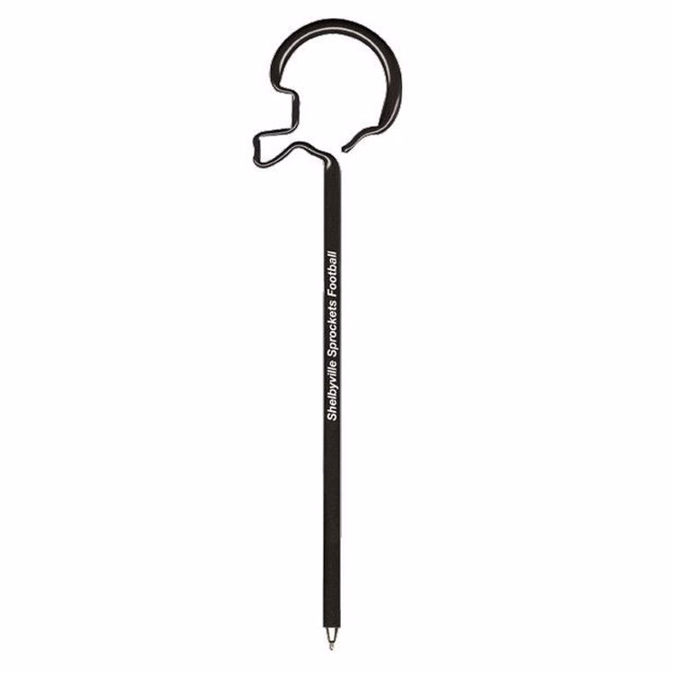 Football Helmet Inkbend Standard, Bent Pen