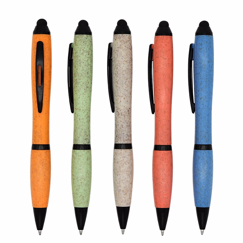 Biodegradable Gourd Shaped Wheat Straw Ballpoint Pen