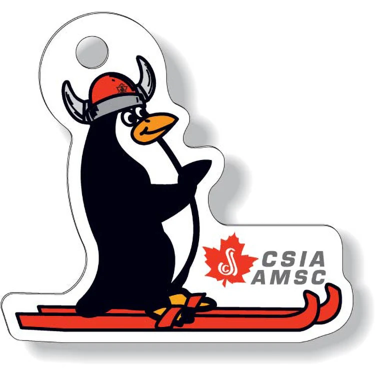 Custom Key Tag .030 Compressed Laminated PVC (6 sq/in), Full Colour 1