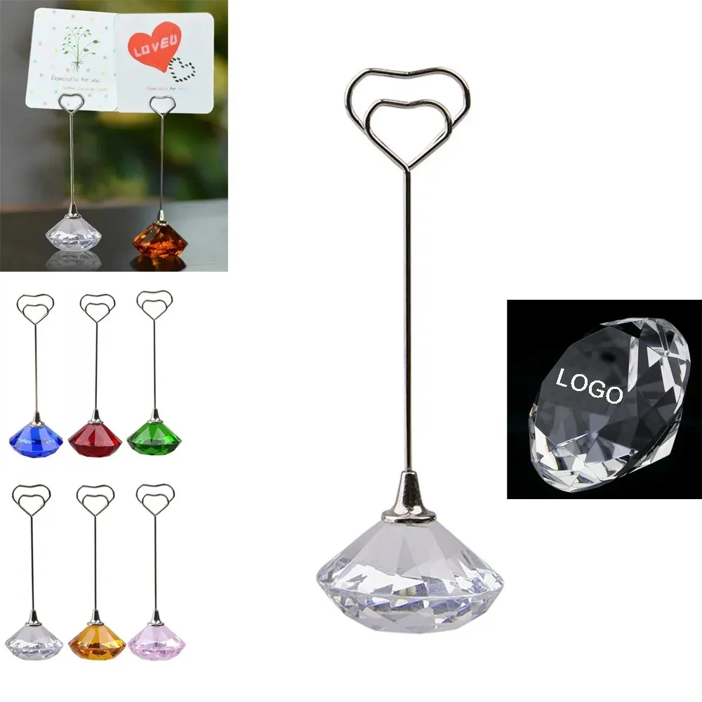 Crystal Diamond Shape Memo holder 1