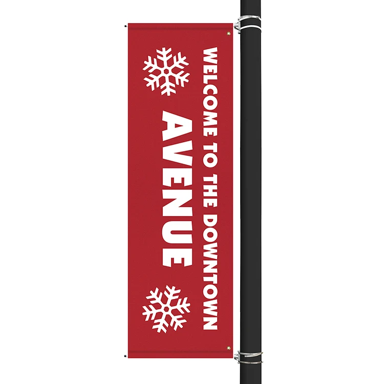 96" x 30" Custom Sunbrella™ Avenue Banner-1 Color Imprint 1